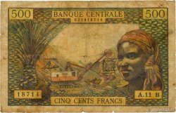 500 Francs ÉTATS DE L AFRIQUE ÉQUATORIALE  1965 P.04f