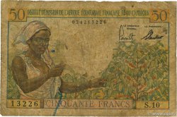 50 Francs AFRIQUE ÉQUATORIALE FRANÇAISE  1957 P.31 P