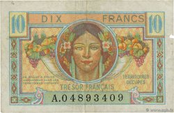 10 Francs TRÉSOR FRANÇAIS FRANCIA  1947 VF.30.01 BB