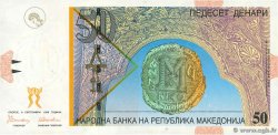 50 Denari NORTH MACEDONIA  1996 P.15a UNC