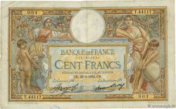 100 Francs LUC OLIVIER MERSON grands cartouches Numéro spécial FRANCE  1934 F.24.13 F