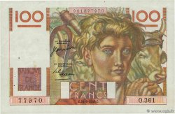 100 Francs JEUNE PAYSAN FRANCIA  1950 F.28.26 MBC