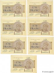 1 Franc Consécutifs FRANCE regionalismo e varie Paris 1920 JP.097.23 AU