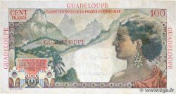 1 NF sur 100 Francs La Bourdonnais GUADELOUPE  1960 P.41 TTB