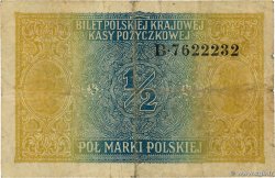 1/2 Marki POLONIA  1917 P.007 MB