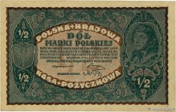 1/2 Marki POLONIA  1920 P.030 SC