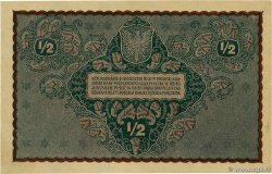 1/2 Marki POLAND  1920 P.030 AU