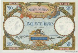 50 Francs LUC OLIVIER MERSON FRANCE  1927 F.15.01 AU