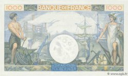 1000 Francs COMMERCE ET INDUSTRIE FRANCIA  1941 F.39.04 q.FDC