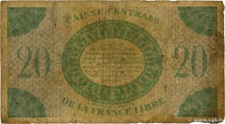 20 Francs AFRIQUE ÉQUATORIALE FRANÇAISE  1943 P.12 RC