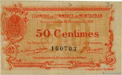 50 Centimes FRANCE regionalism and miscellaneous Montauban 1914 JP.083.01 VF+