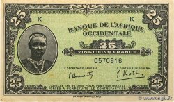 25 Francs FRENCH WEST AFRICA (1895-1958)  1942 P.30a