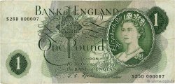 1 Pound Numéro spécial ENGLAND  1966 P.374e