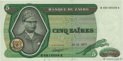 5 Zaïres ZAIRE  1977 P.21b q.FDC