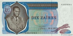 10 Zaïres ZAÏRE  1975 P.23a SPL