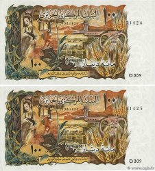 100 Dinars Consécutifs ALGERIEN  1970 P.128a