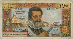 50 Nouveaux Francs HENRI IV FRANCIA  1960 F.58.05