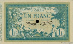 1 Franc Annulé ALGERIEN Oran 1915 JP.141.13