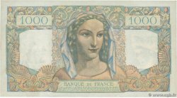 1000 Francs MINERVE ET HERCULE FRANCE  1945 F.41.09 VF+