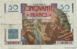 50 Francs LE VERRIER FRANKREICH  1946 F.20.03