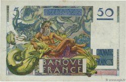 50 Francs LE VERRIER FRANCE  1947 F.20.08 VF