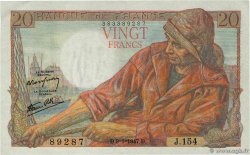 20 Francs PÊCHEUR FRANKREICH  1947 f.13.11