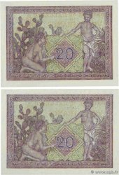 20 Francs Consécutifs ALGERIA  1945 P.092b UNC