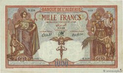 1000 Francs ALGERIA  1939 P.083a