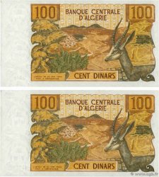 100 Dinars Consécutifs ALGÉRIE  1970 P.128a pr.NEUF