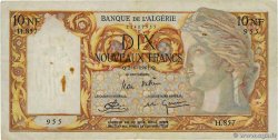 10 Nouveaux Francs ALGERIA  1961 P.119a