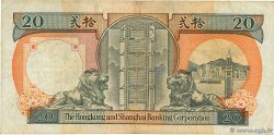 20 Dollars HONG KONG  1991 P.197b TB