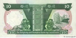 10 Dollars HONG-KONG  1988 P.278b MBC