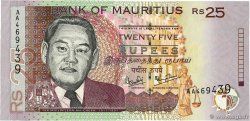 25 Rupees MAURITIUS  1999 P.49a UNC