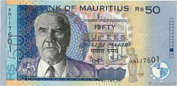 50 Rupees MAURITIUS  2001 P.50b XF