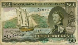 50 Rupees SEYCHELLES  1969 P.17b F