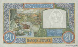 20 Francs TRAVAIL ET SCIENCE FRANCE  1941 F.12.16 SUP+