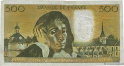 500 Francs PASCAL FRANKREICH  1973 F.71.09 S