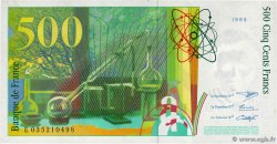 500 Francs PIERRE ET MARIE CURIE FRANCIA  1995 F.76.02 AU