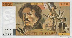 100 Francs DELACROIX modifié FRANKREICH  1980 F.69.04b ST