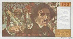 100 Francs DELACROIX modifié FRANCE  1980 F.69.04b UNC