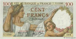 100 Francs SULLY FRANCIA  1940 F.26.31 AU