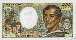 200 Francs MONTESQUIEU FRANCIA  1982 F.70.02 q.FDC