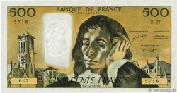 500 Francs PASCAL FRANCE  1971 F.71.07 XF+