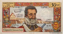 50 Nouveaux Francs HENRI IV FRANKREICH  1961 F.58.06 fVZ