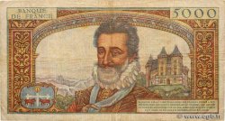 5000 Francs HENRI IV FRANKREICH  1957 F.49.01 S
