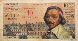 10 NF sur 1000 Francs RICHELIEU Numéro spécial FRANKREICH  1957 F.53.01 S