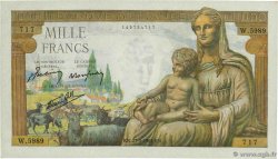 1000 Francs DÉESSE DÉMÉTER FRANCE  1943 F.40.25 pr.NEUF