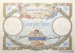 50 Francs LUC OLIVIER MERSON FRANCE  1927 F.15.01 TB