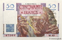 50 Francs LE VERRIER FRANCE  1947 F.20.07