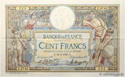 100 Francs LUC OLIVIER MERSON sans LOM FRANCE  1923 F.23.16 VF+